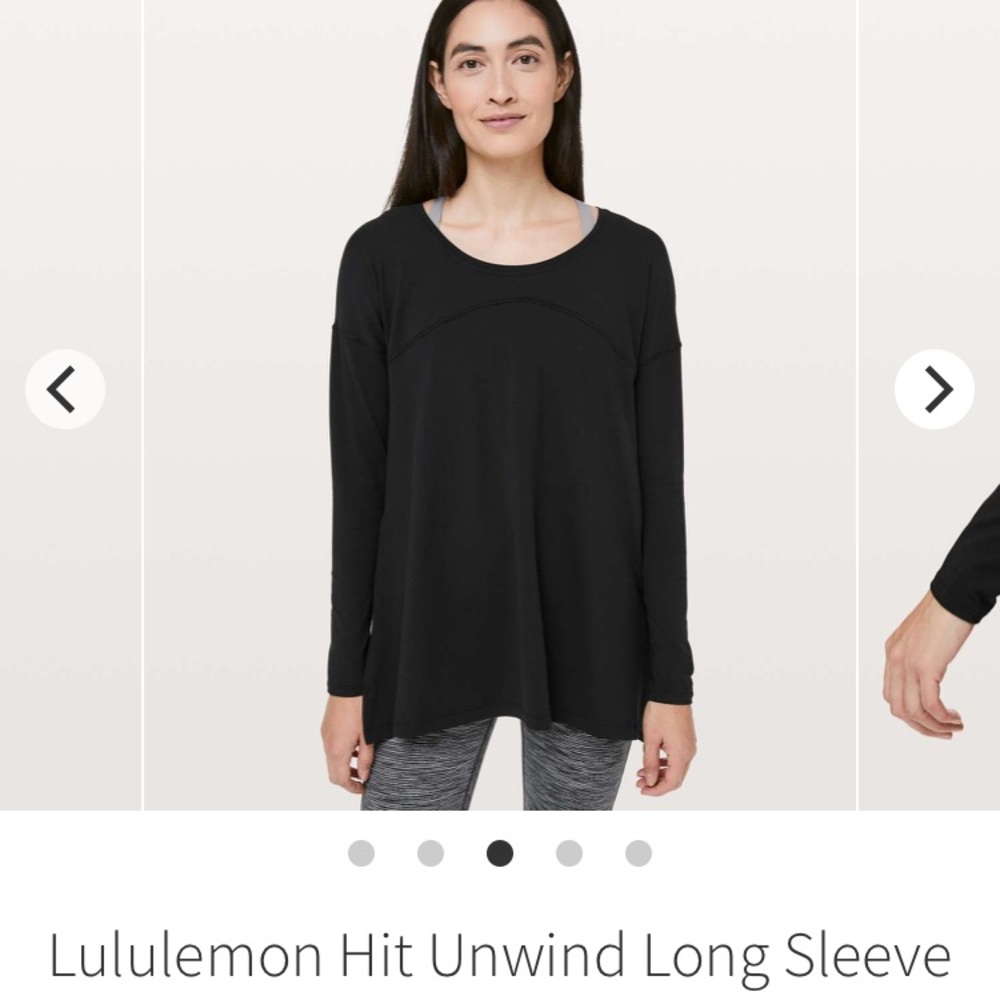 Lululemon Hit Unwind Long Sleeve Top
